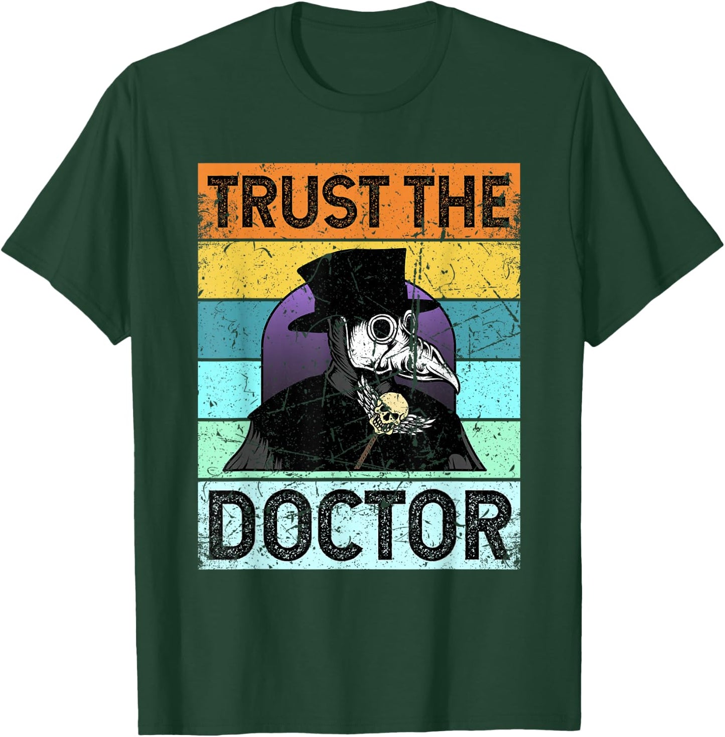 Plague Doctor Shirt Outfit Costume Women Kids T-Shirt - T-Shirt | Forest