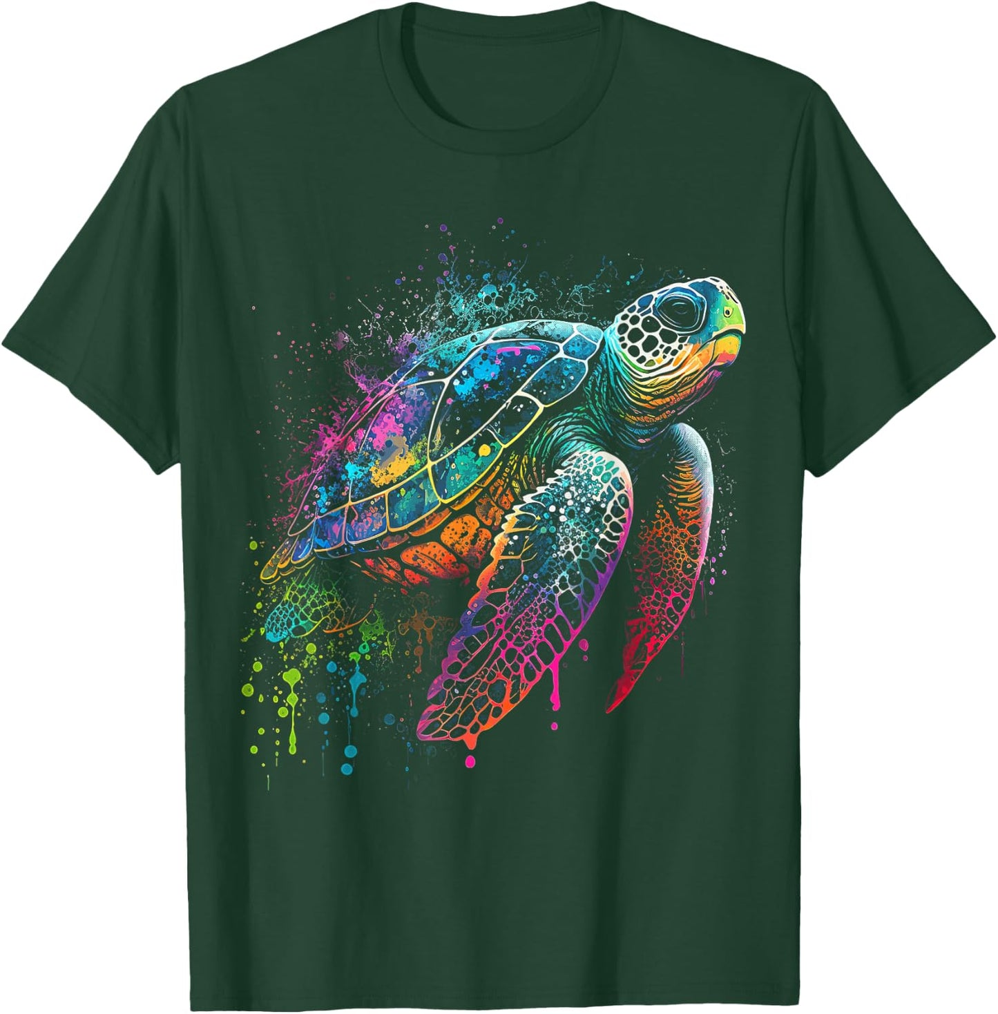 Sea Turtle Beach Lover Ocean Animal Graphic Novelty T-Shirt - T-Shirt | Forest