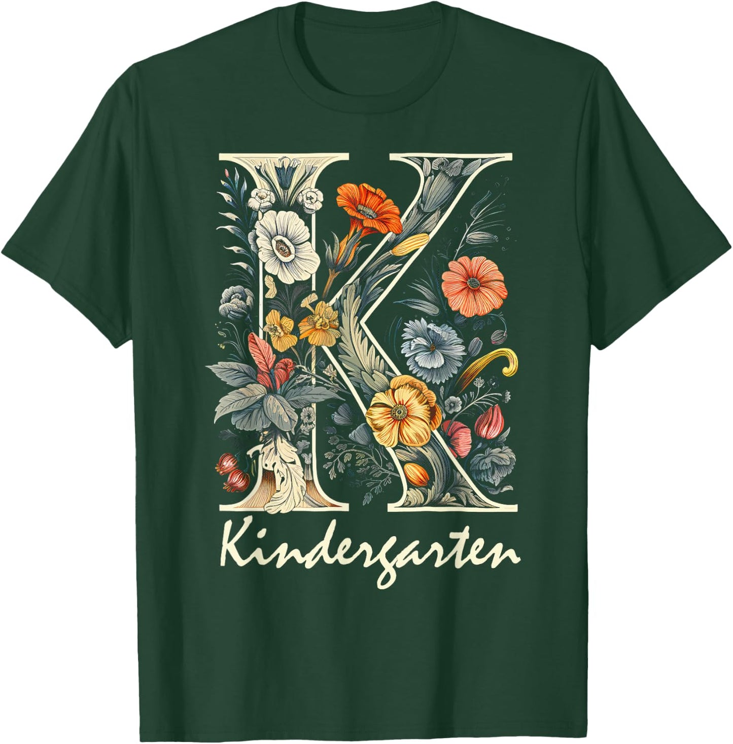 Kindergarten Teacher First Day of School Back to School Kids T-Shirt - T-Shirt | Forest