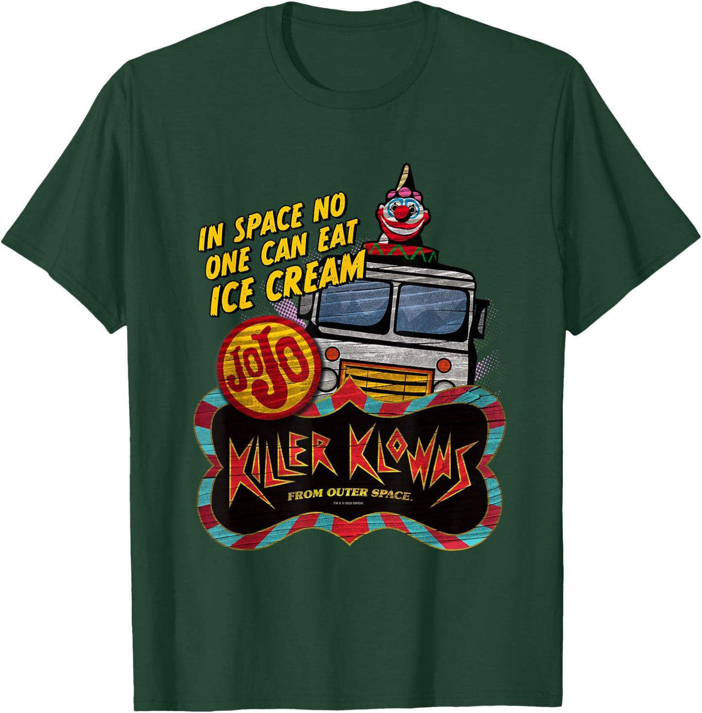 Killer Klowns from Outer Space Jojo Ice Cream Truck T-Shirt - T-Shirt | Forest