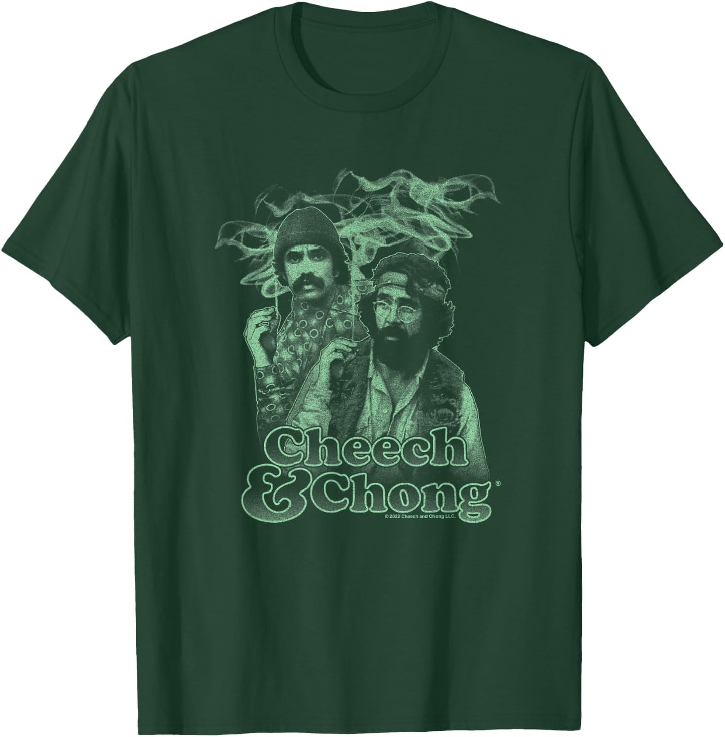 Cheech & Chong Smoking with Style Photography T-Shirt - T-Shirt | Forest