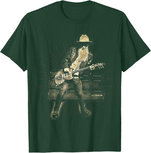 Official Billy F Gibbons from ZZ Top Live III T-Shirt - T-Shirt | Forest