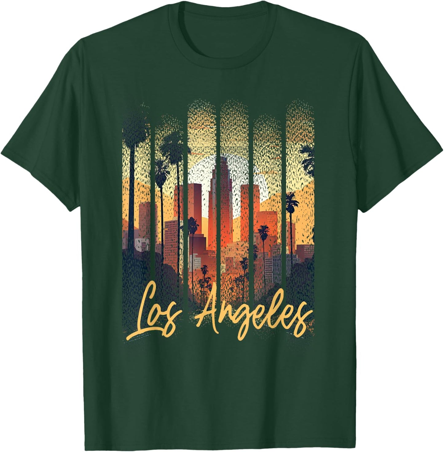 Los Angeles California City Downtown Skyline California L.A. T-Shirt - T-Shirt | Forest