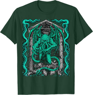 Cthulhu Tentacle Sea Monster Mythological Creature Cryptid T-Shirt - T-Shirt | Forest