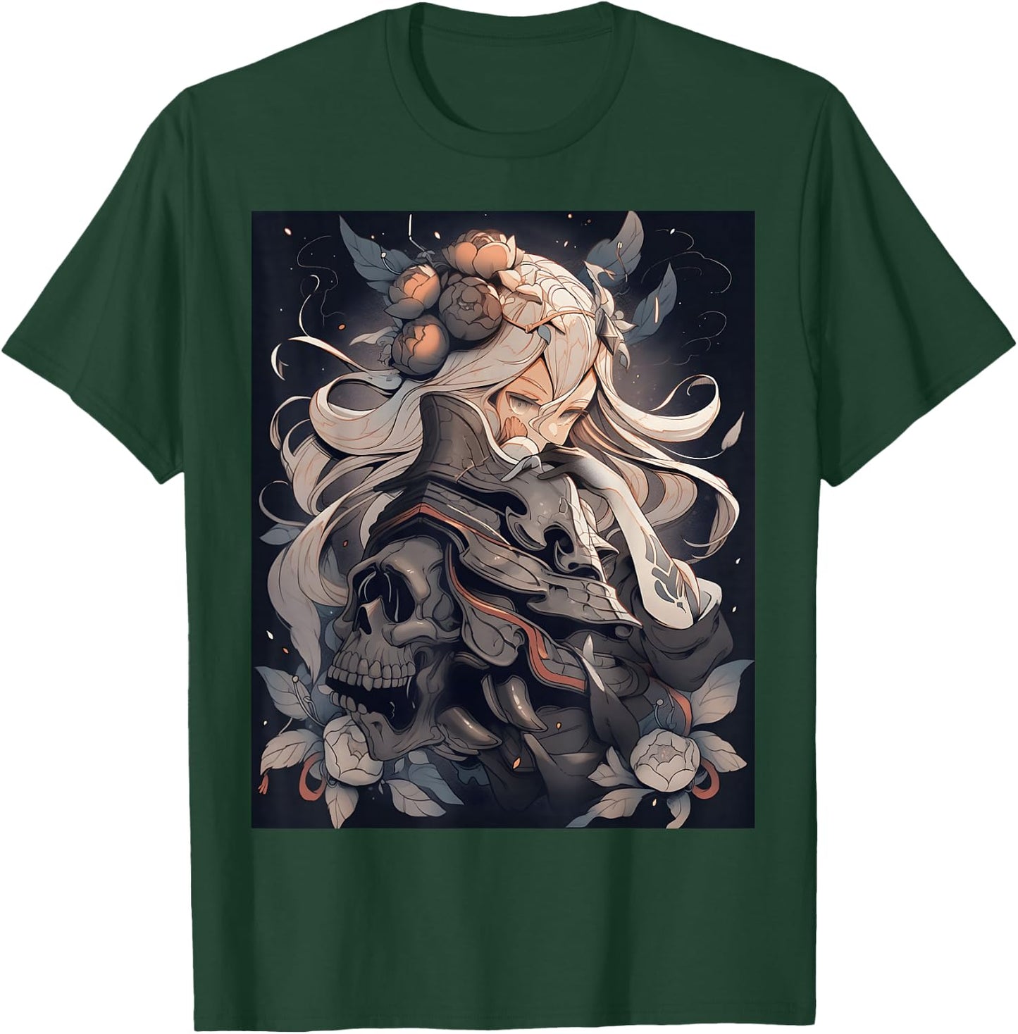 Rockabilly Style 80s Cartoon Anime Japanese Women Kids T-Shirt - T-Shirt | Forest