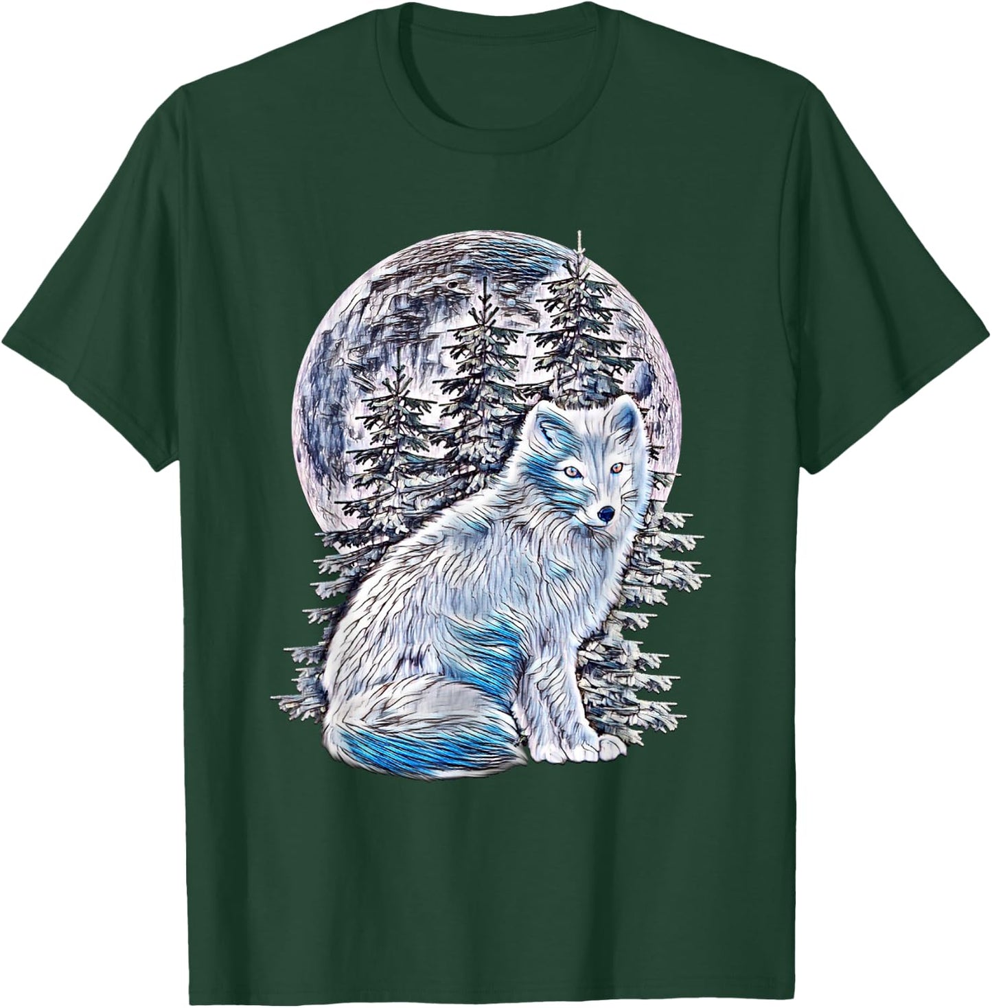 Arctic Ice Fox T-Shirt - T-Shirt | Forest