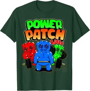 Funny Power Patch Lifts Weightlifting Bodybuilding Workout T-Shirt - T-Shirt | Forest