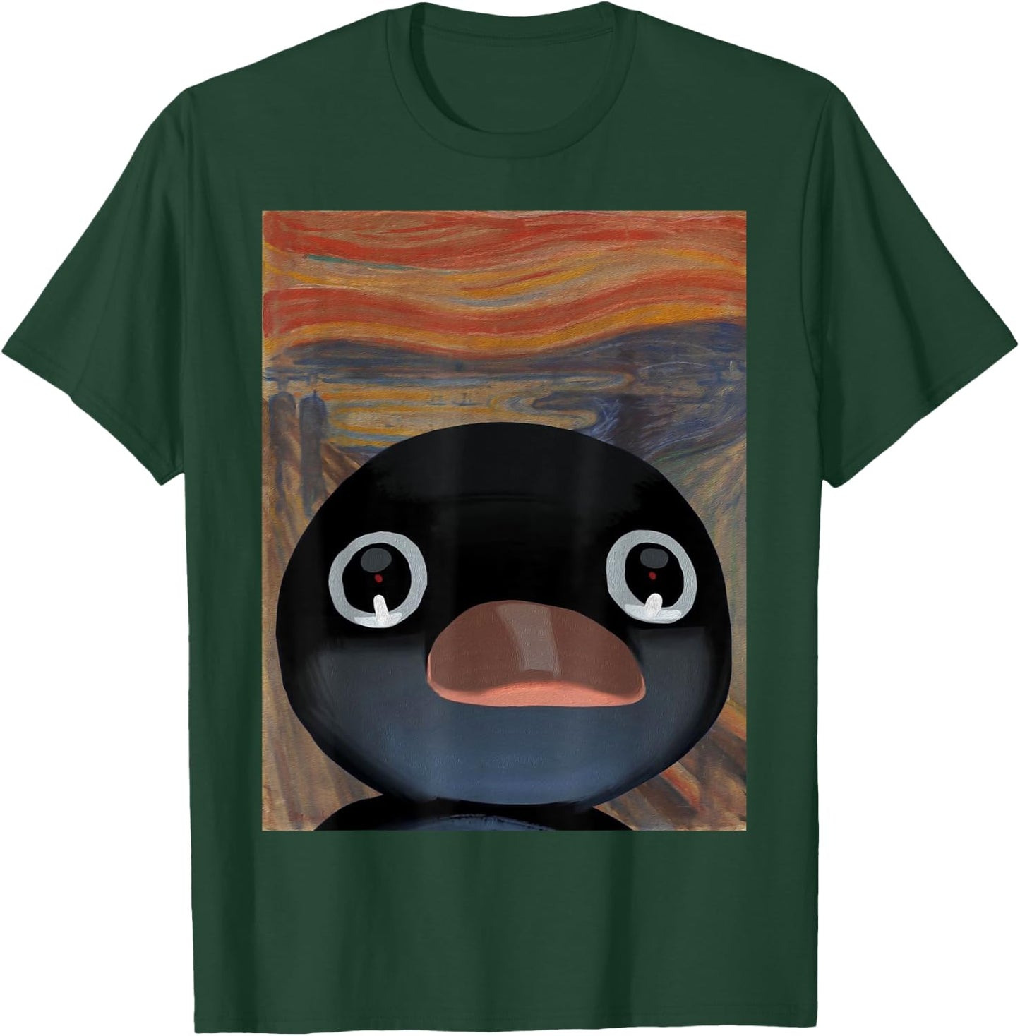 Penguin noot Scream Funny Penguin Meme T-Shirt - T-Shirt | Forest