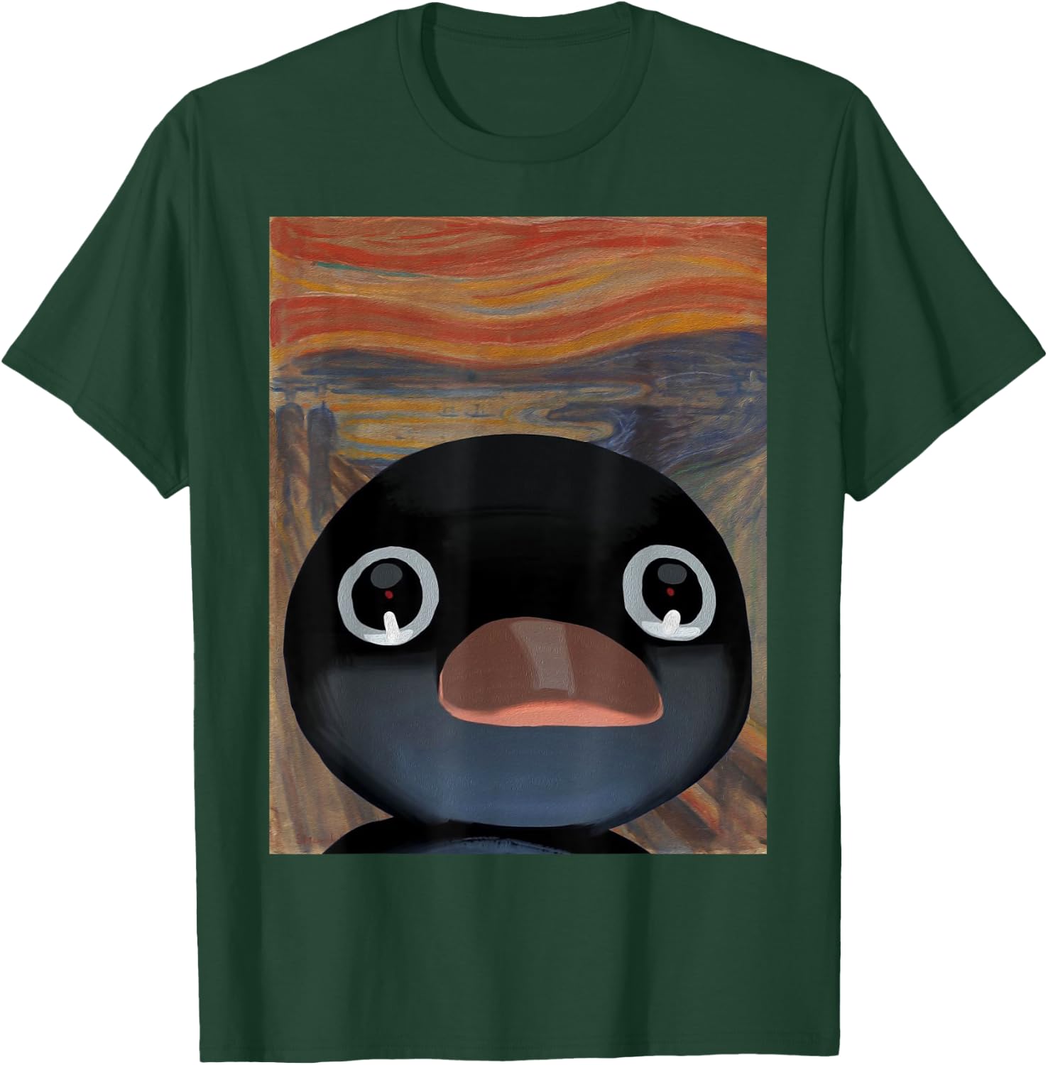 Penguin noot Scream Funny Penguin Meme T-Shirt - T-Shirt | Forest
