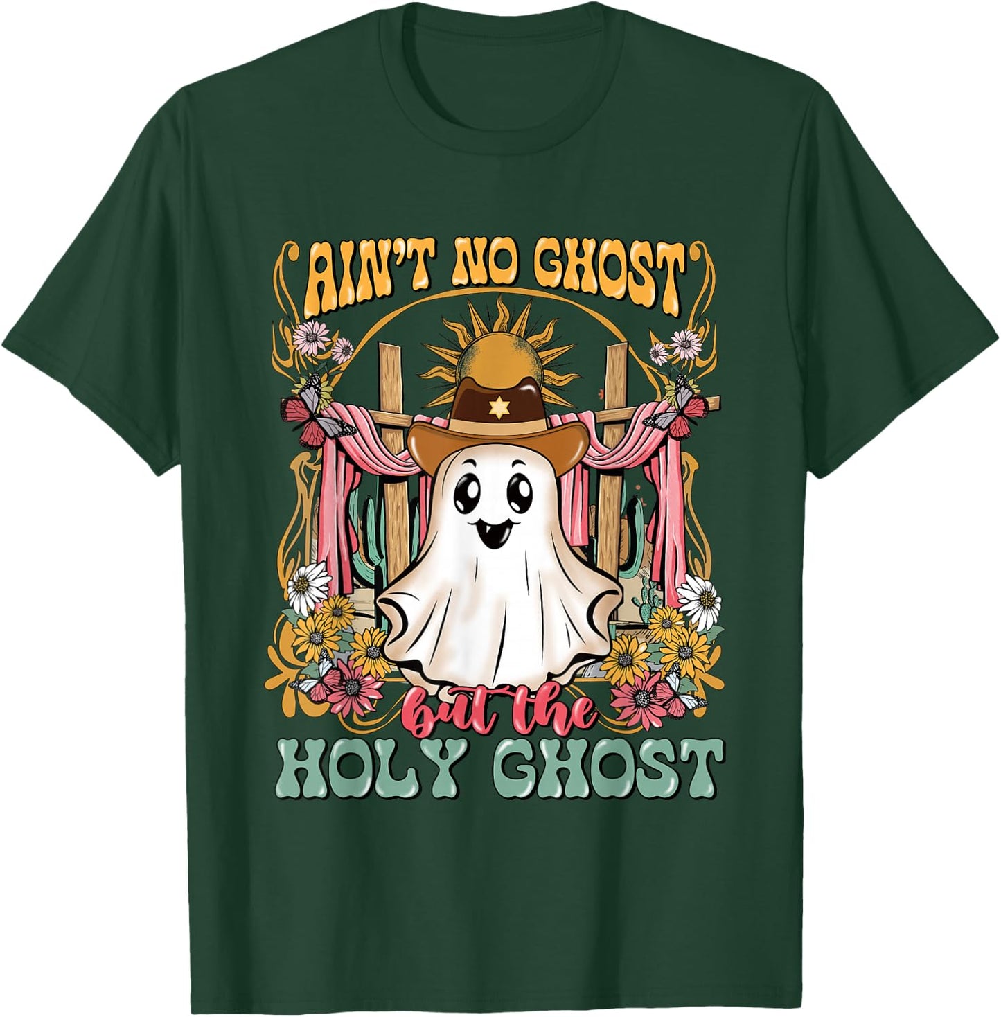 Ain't No Ghost But The Holy Ghost Halloween T-Shirt - T-Shirt | Forest