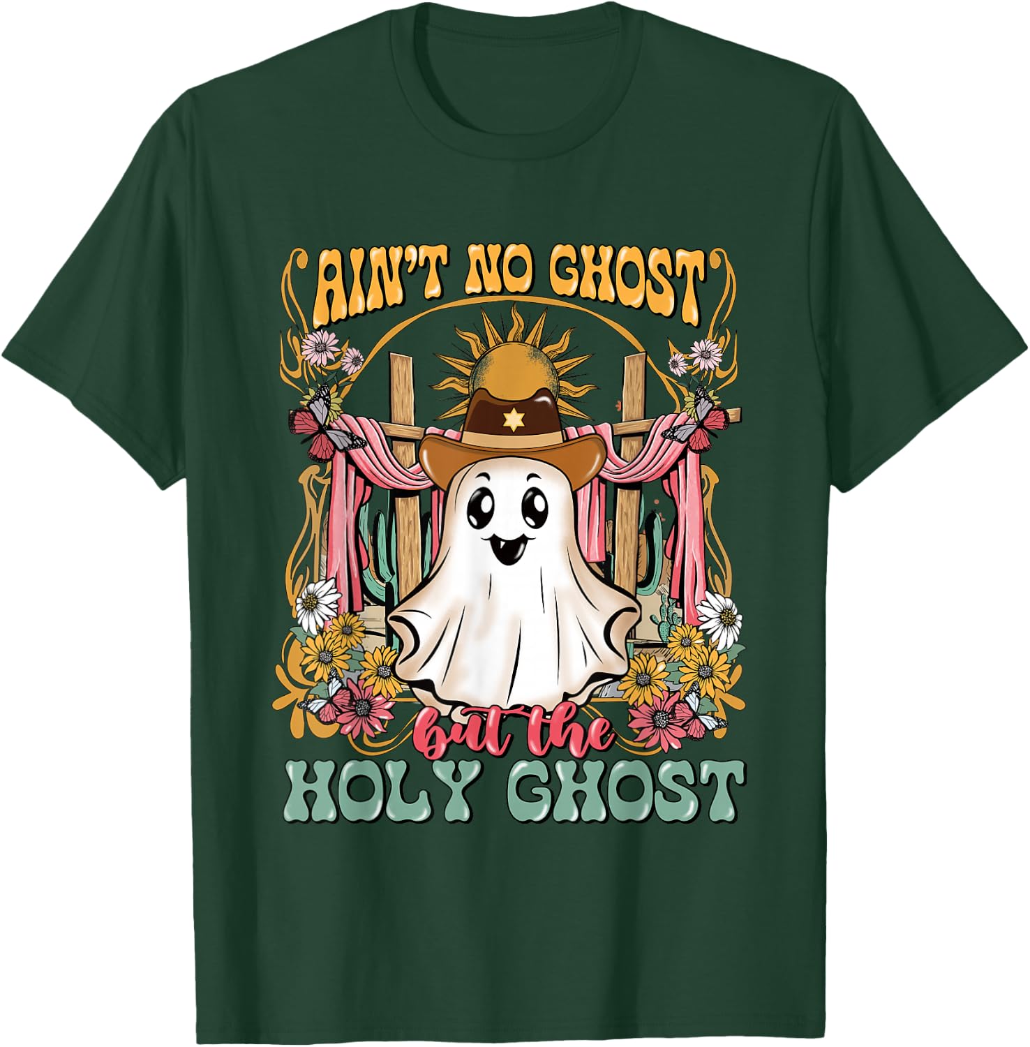 Ain't No Ghost But The Holy Ghost Halloween T-Shirt - T-Shirt | Forest