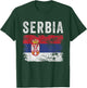 Serbia Flag Distressed - Men Women Kids - Serbian Flag T-Shirt - T-Shirt | Forest