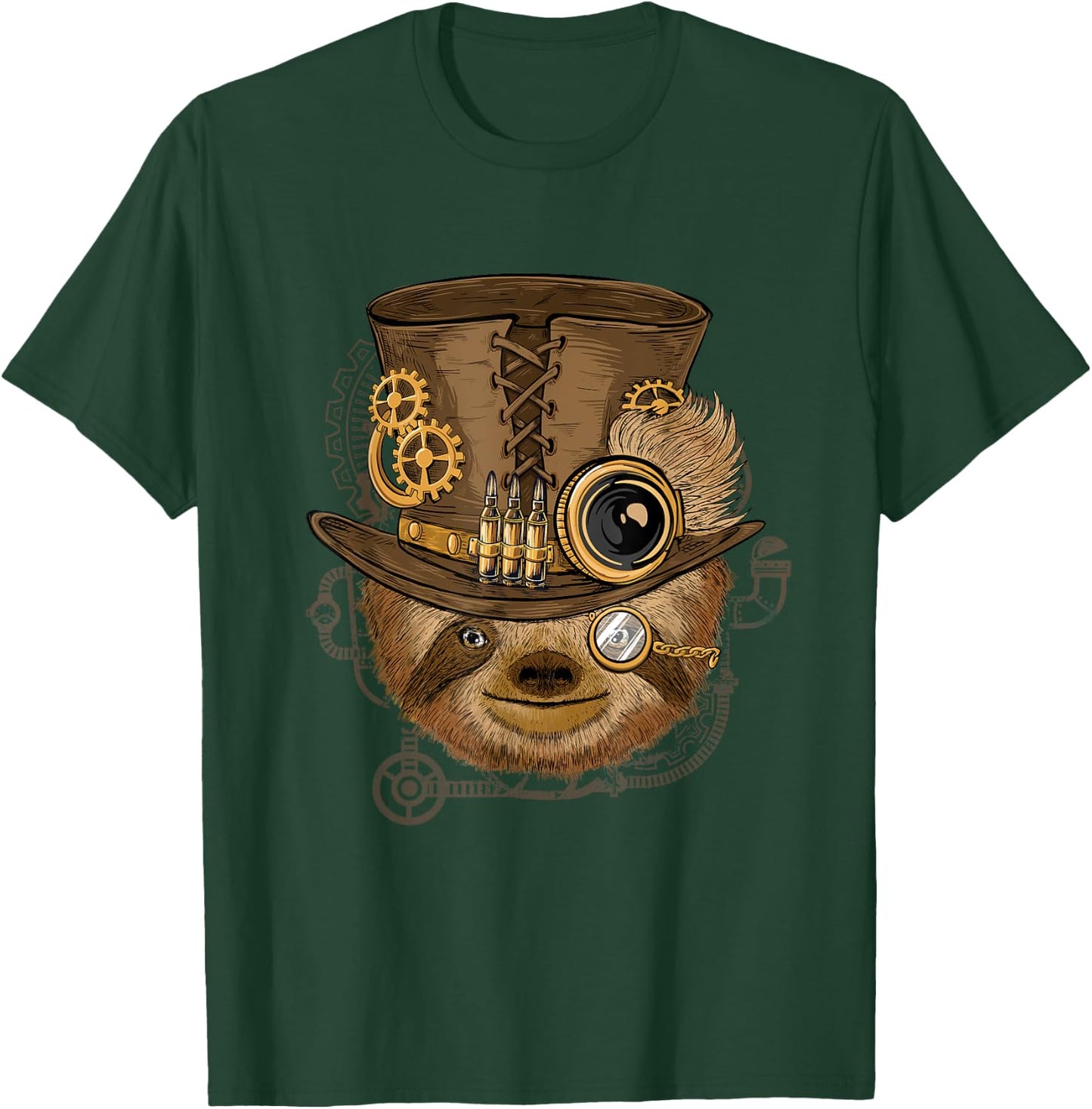 Steampunk Sloth - Zookeeper Zoo Animal Nature Forest Lover T-Shirt - T-Shirt | Forest