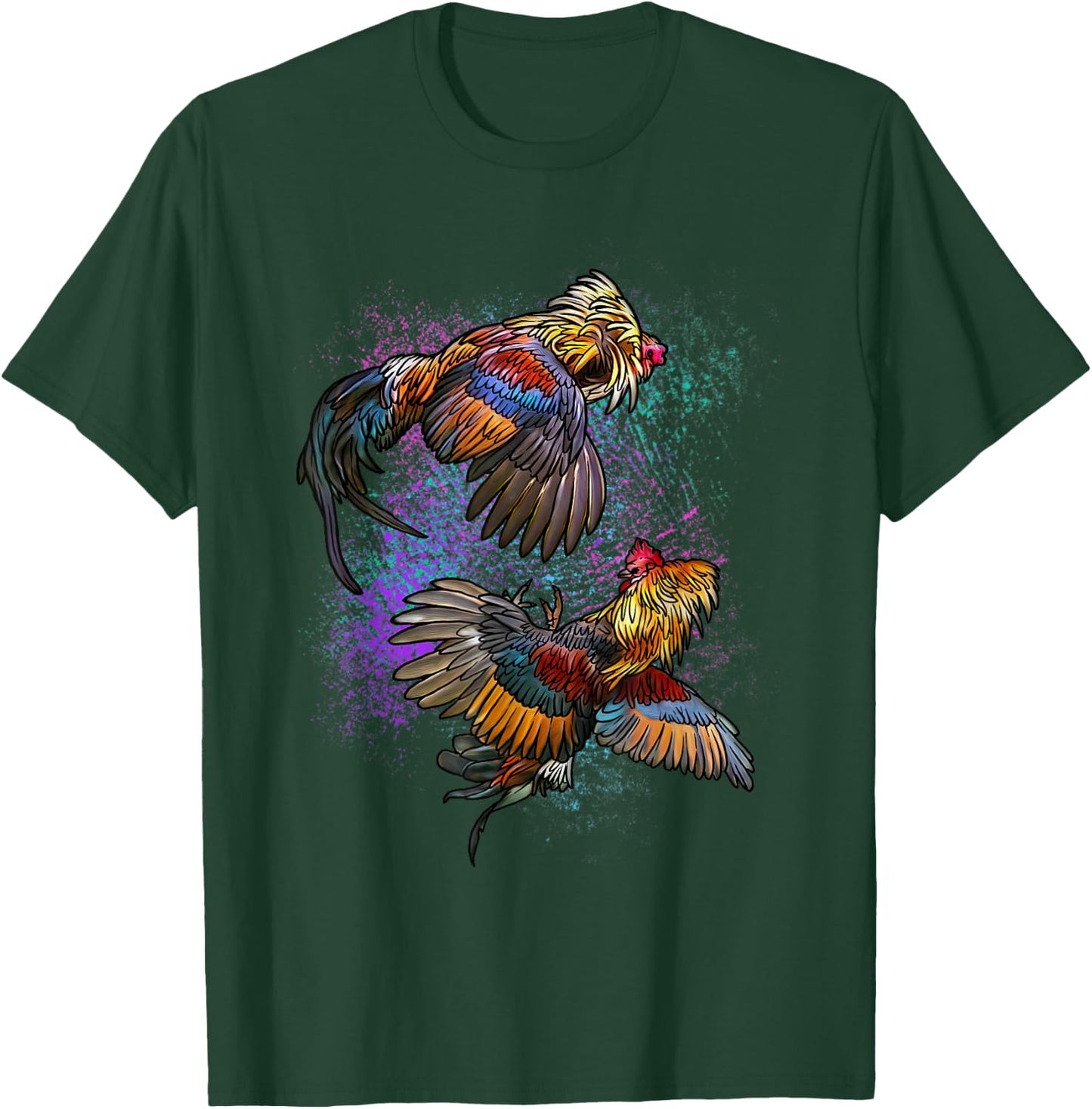 Peleas De Gallos Cockfighter Game Fowl Cockfighting Rooster T-Shirt - T-Shirt | Forest