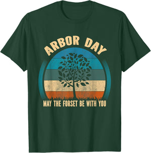 Plant Trees Tree Hugger Earth Day Arbor Day T-Shirt - T-Shirt | Forest