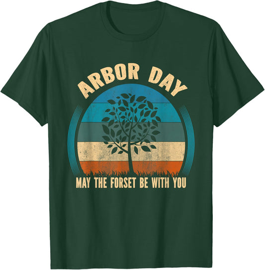 Plant Trees Tree Hugger Earth Day Arbor Day T-Shirt - T-Shirt | Forest