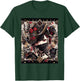 Veiled Mystery: Japanese Young Gothic Girl in a Mask T-Shirt - T-Shirt | Forest