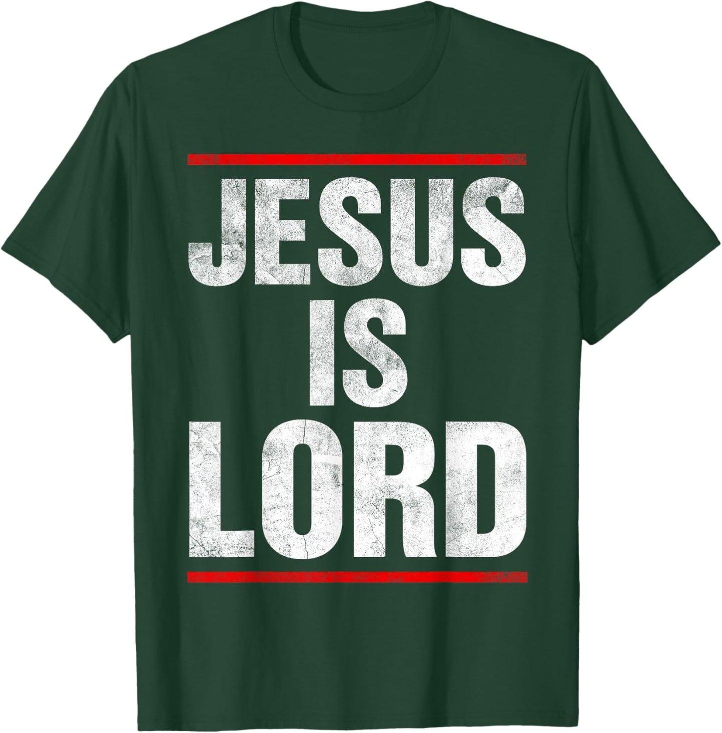 Jesus Is Lord Retro Vintage T-Shirt - T-Shirt | Forest