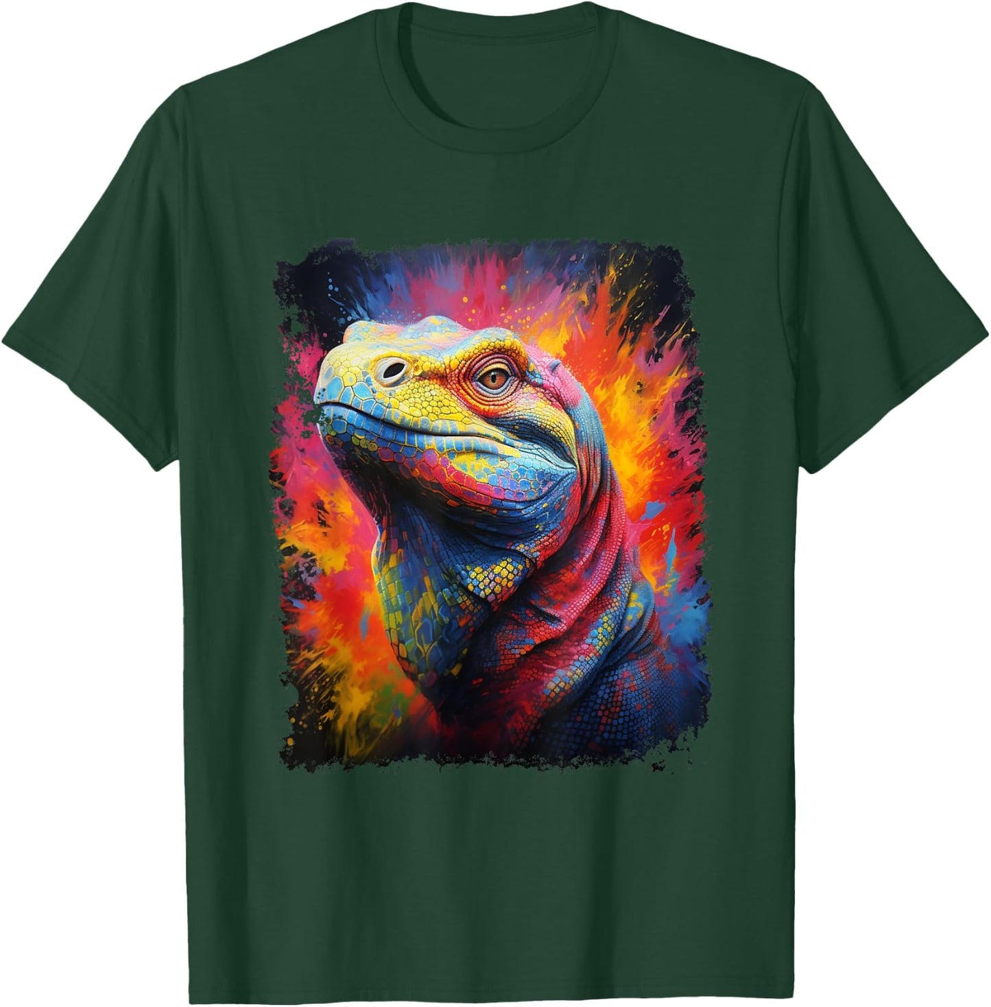 Pop Art Komodo Dragon T-Shirt - T-Shirt | Forest