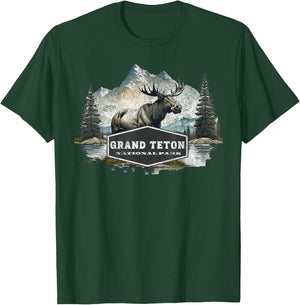 Grand Teton National Park T-Shirt - T-Shirt | Forest