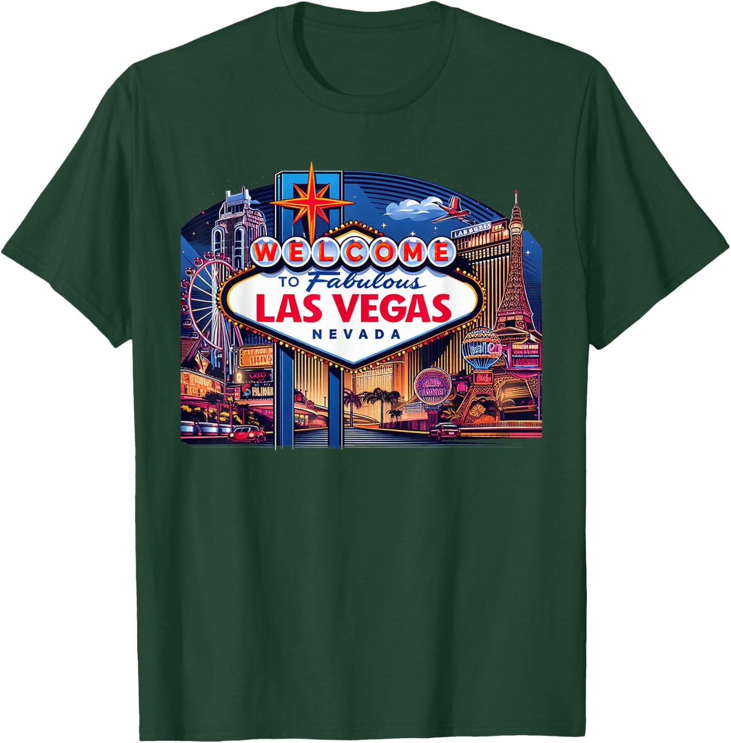 Love LAS VEGAS Baby Shirt for Holidays in Las Vegas Souvenir T-Shirt - T-Shirt | Forest