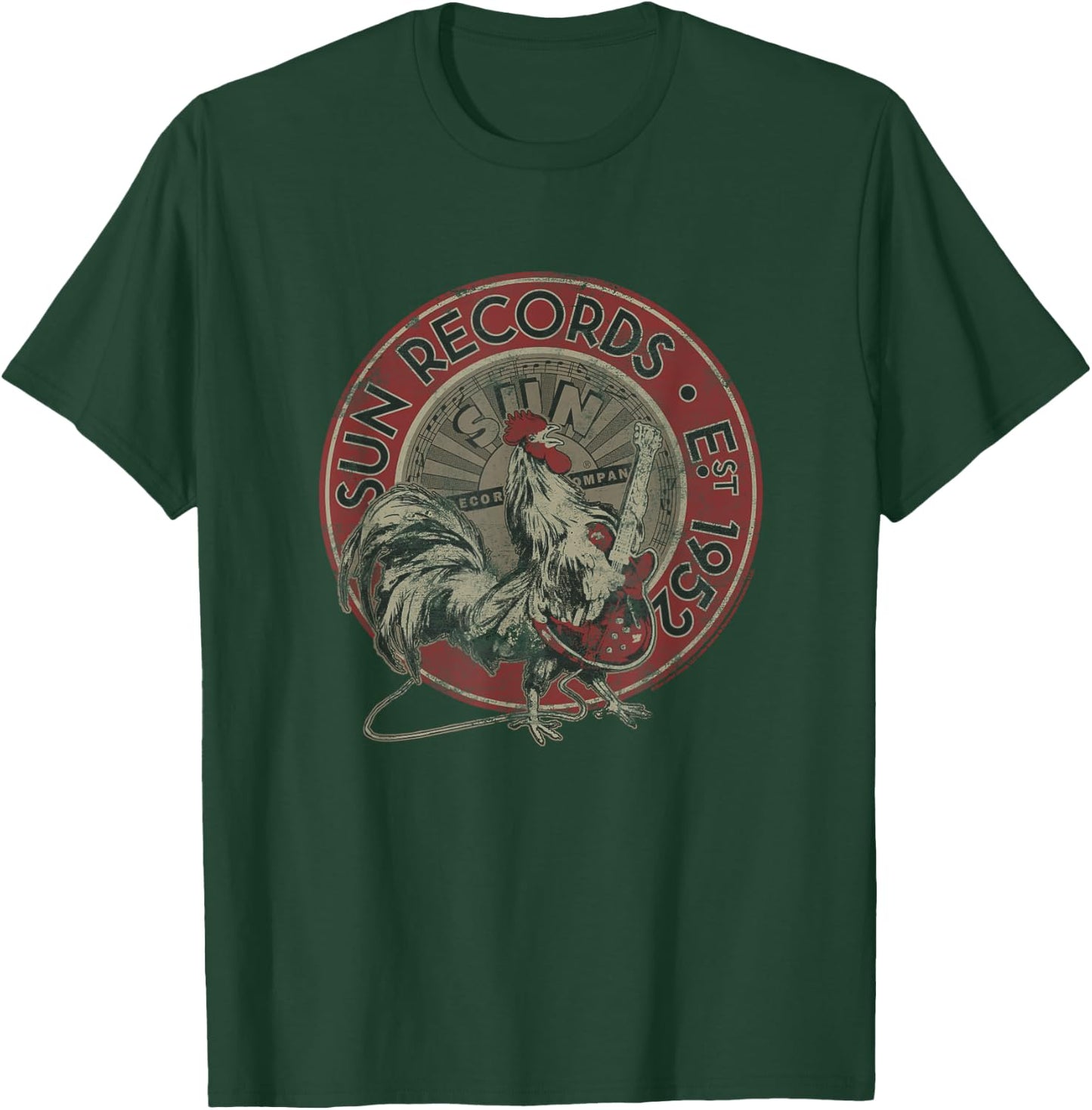 Sun Records Rooster EST 1952 T-Shirt - T-Shirt | Forest