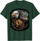 Usa Animals Bald Eagle,Grizzly Bear, Wolf Wilderness T-Shirt - T-Shirt | Forest