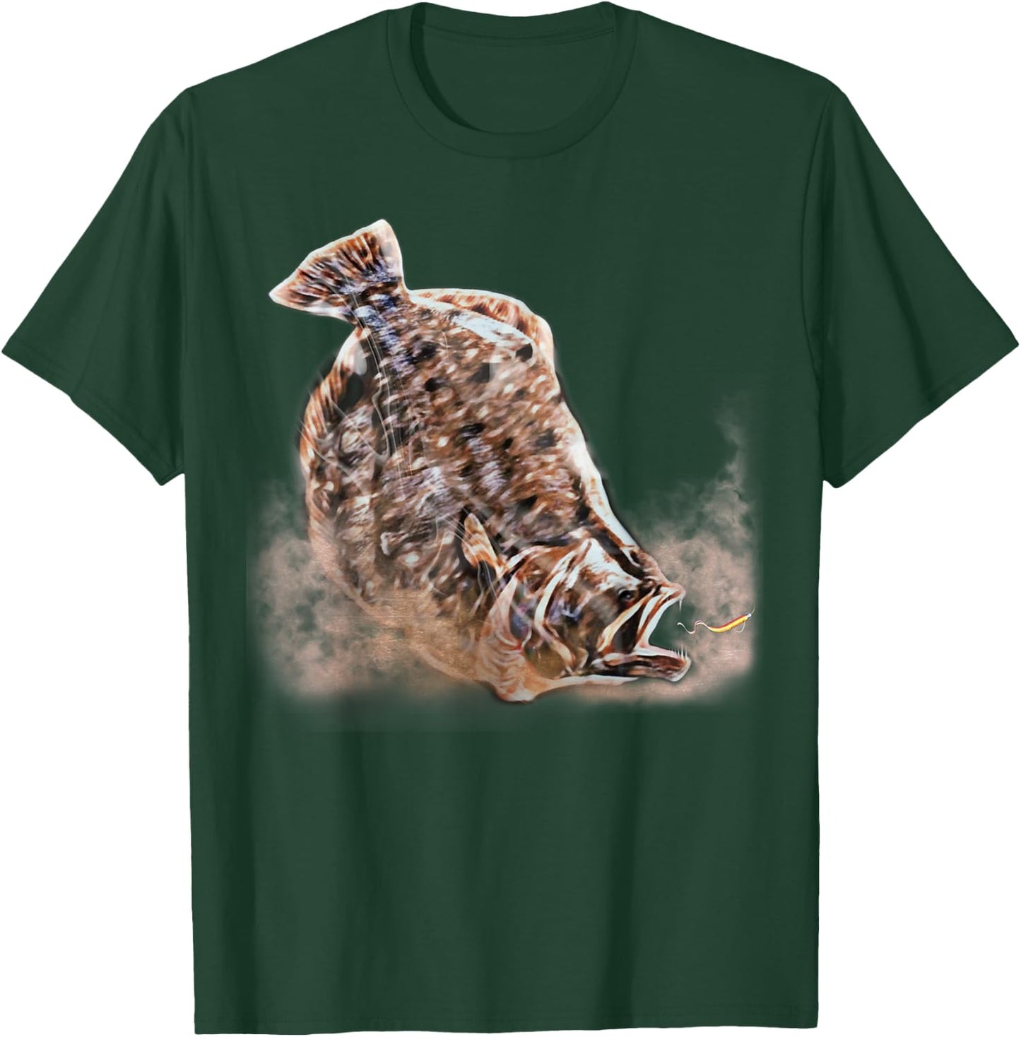 Flounder Fishing Shirt & Gear , Women & Kids Flounder T-Shirt - T-Shirt | Forest