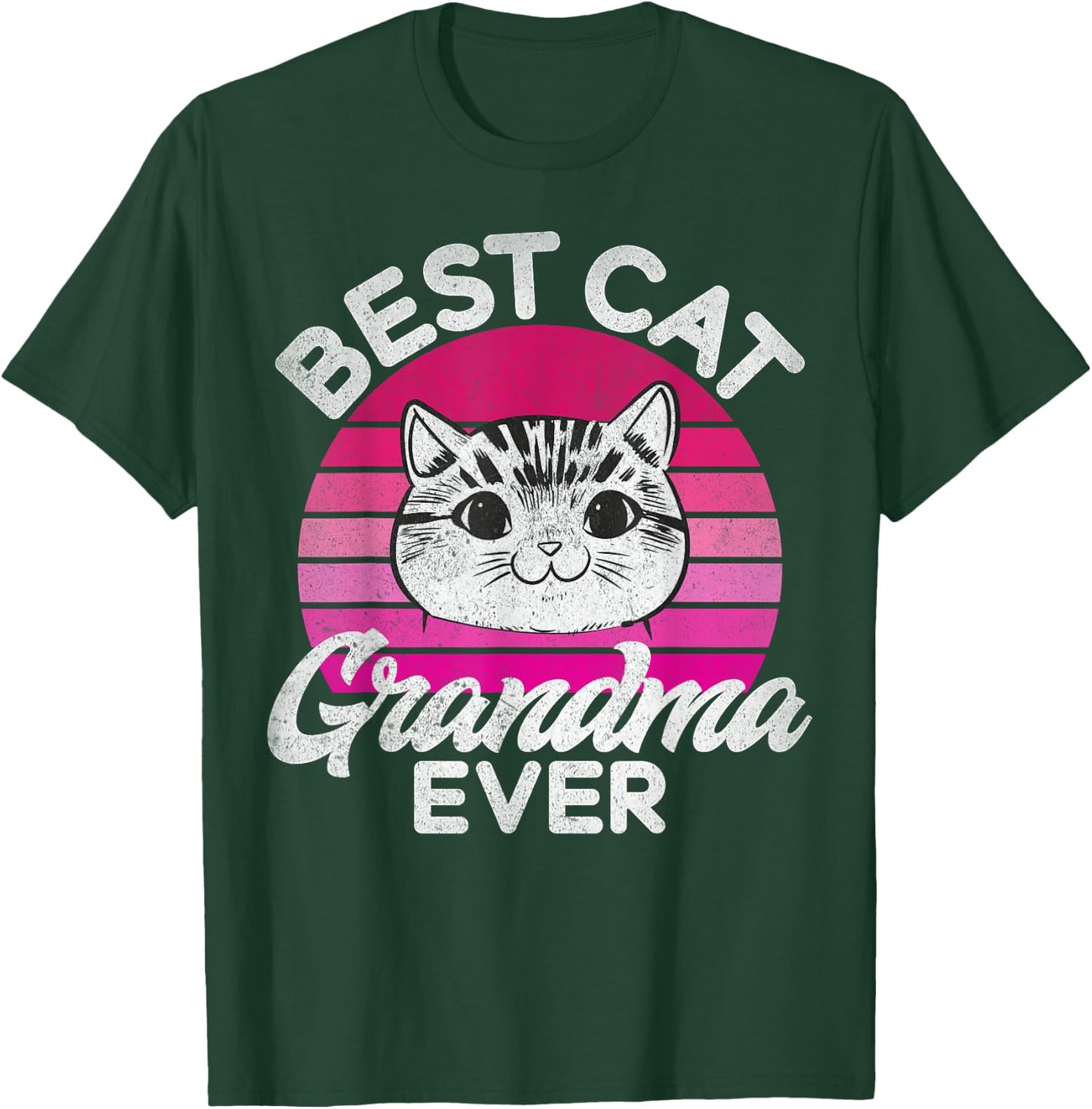 Best Cat Grandma Ever Cat Grandma T-Shirt - T-Shirt | Forest