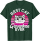 Best Cat Grandma Ever Cat Grandma T-Shirt - T-Shirt | Forest