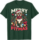 Merry Pitmas Pitbull Funny Christmas Sweater T-Shirt - T-Shirt | Forest
