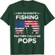 My Favorite Fishing Partner Calls Me Pops Fishing Buddy T-Shirt - T-Shirt | Forest