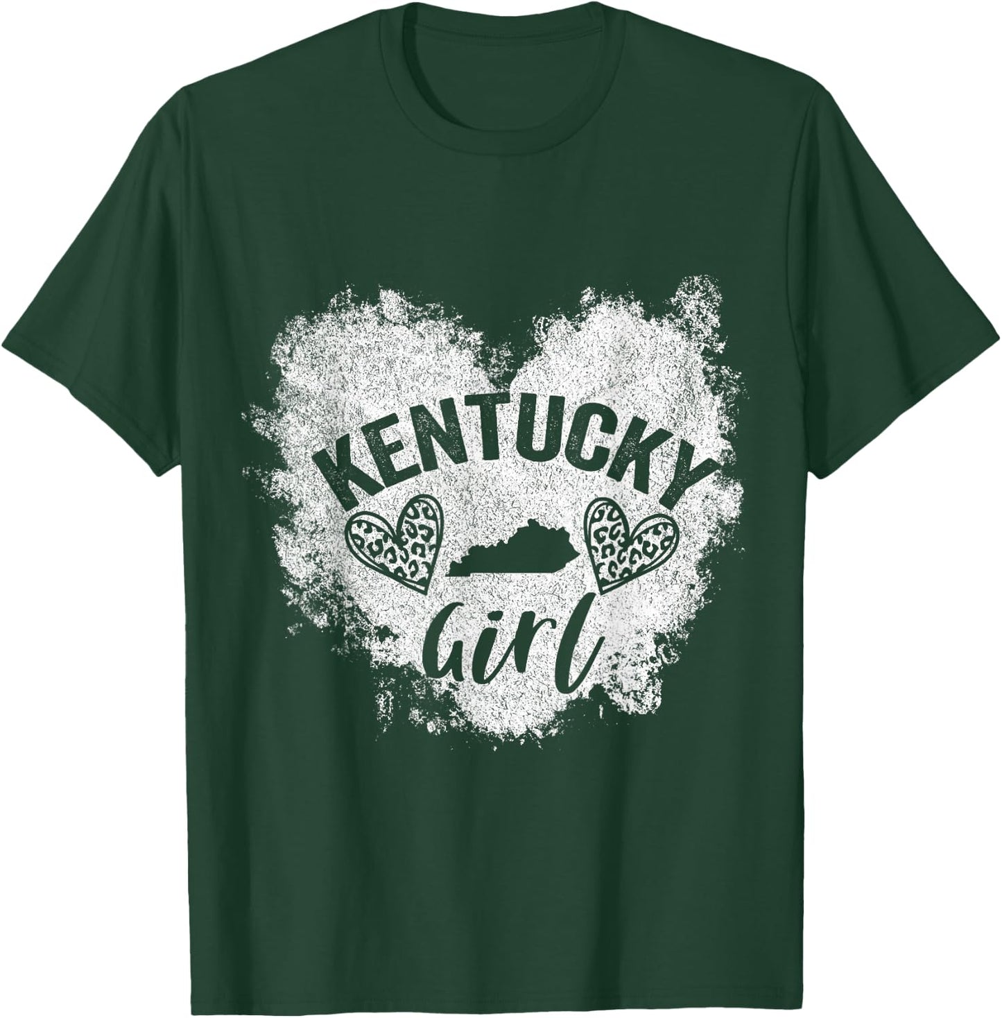 Kentucky Girl Funny Hometown Kentucky Home Kentucky Roots T-Shirt - T-Shirt | Forest