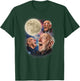 Three Grandpa Moon Old Men Howl At Moon Weird Cursed Meme T-Shirt - T-Shirt | Forest