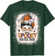 Messy Bun Spooky Practical Nurse Halloween Lpn Nurse T-Shirt - T-Shirt | Forest