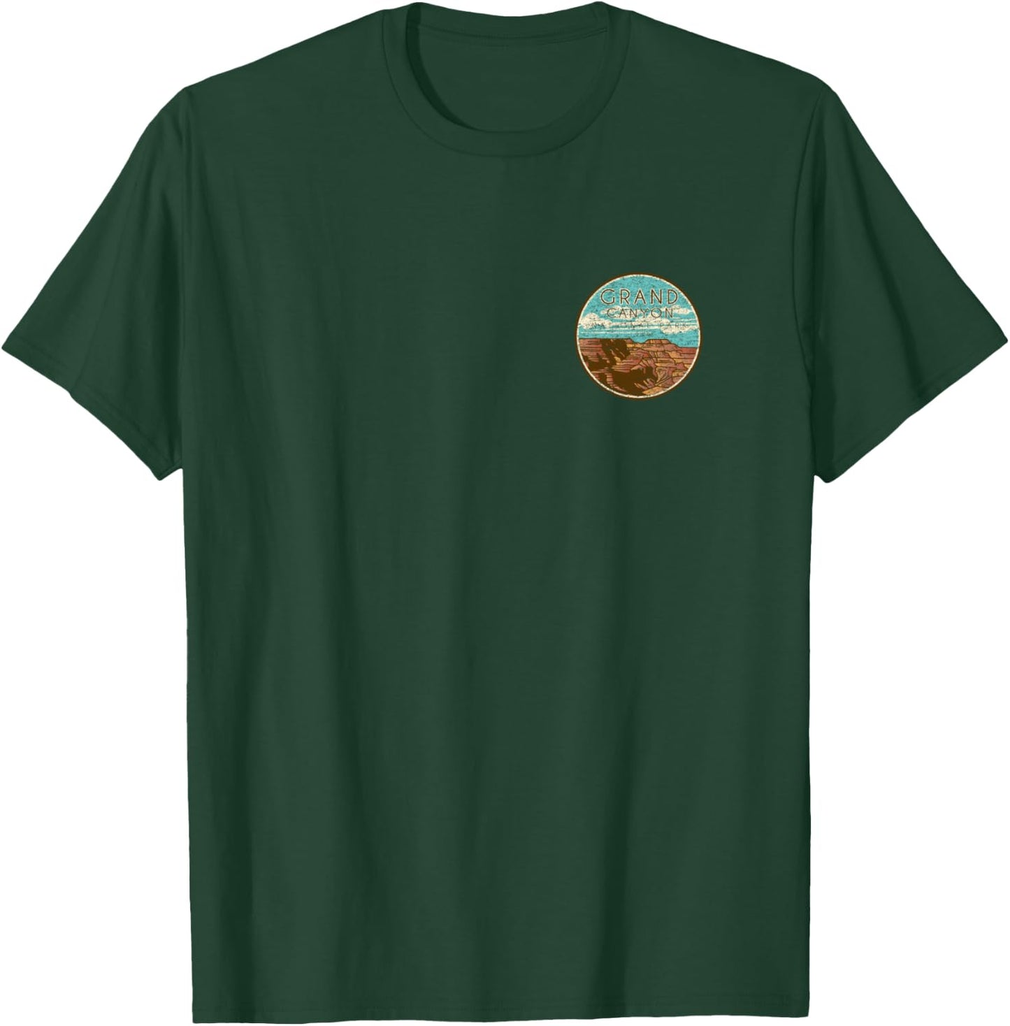 Grand Canyon National Park Retro T-Shirt - T-Shirt | Forest
