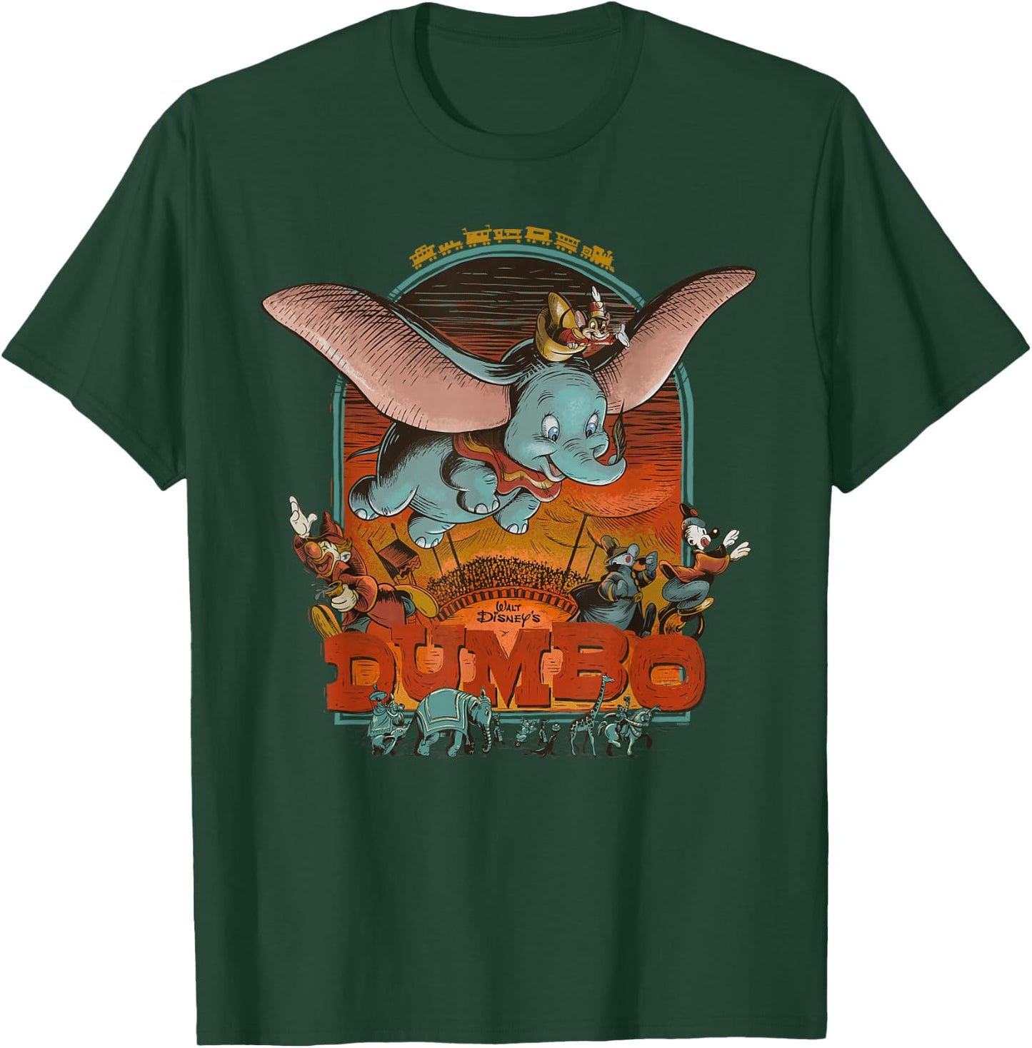 Disney 100 Anniversary Dumbo Artists Series D100 T-Shirt - T-Shirt | Forest