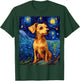 Surreal Starry Night Chiweenie Dog T-Shirt - T-Shirt | Forest
