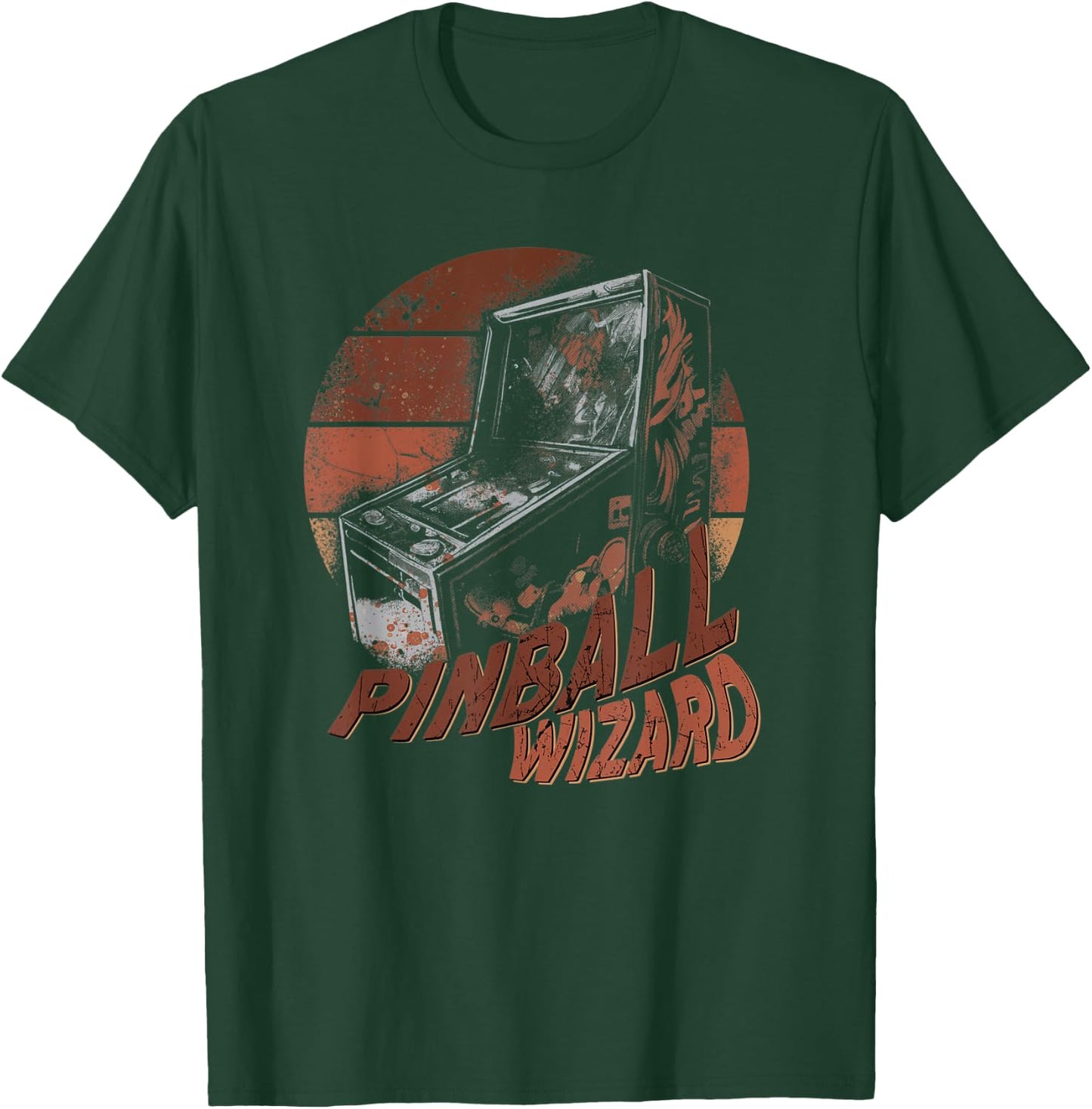 Step into The World of Retro Gaming with Our Pinball Wizard T-Shirt - T-Shirt | Forest