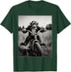 Funny Cute Monkey Chimp Riding Vintage Bicycle Men Woman T-Shirt - T-Shirt | Forest