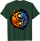 Yin Yang Dragons Fire & Water T-Shirt - T-Shirt | Forest