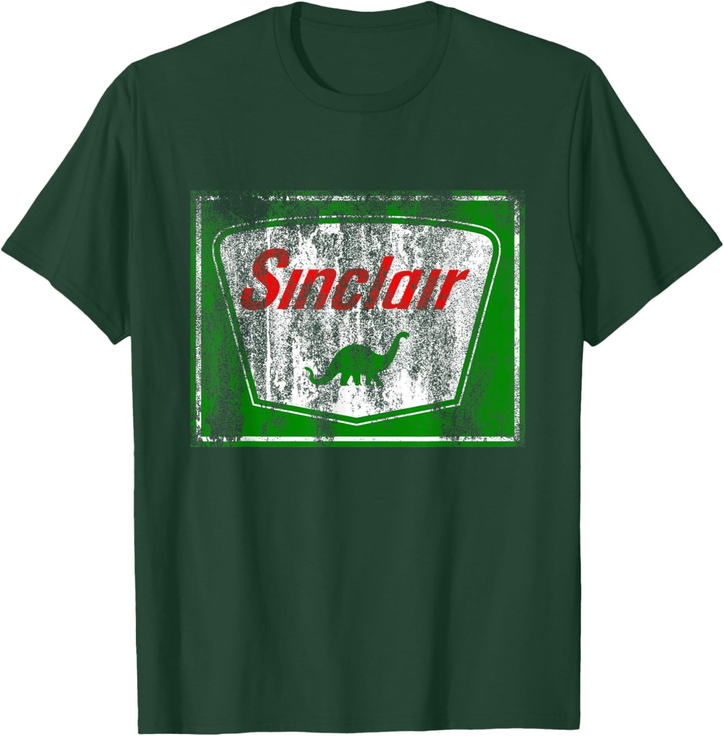 Dinosaur Gas Station Vintage Retro and Kids T-Shirt - T-Shirt | Forest