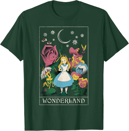 Disney Alice in Wonderland Alice Cosmic Tarot Card T-Shirt - T-Shirt | Forest