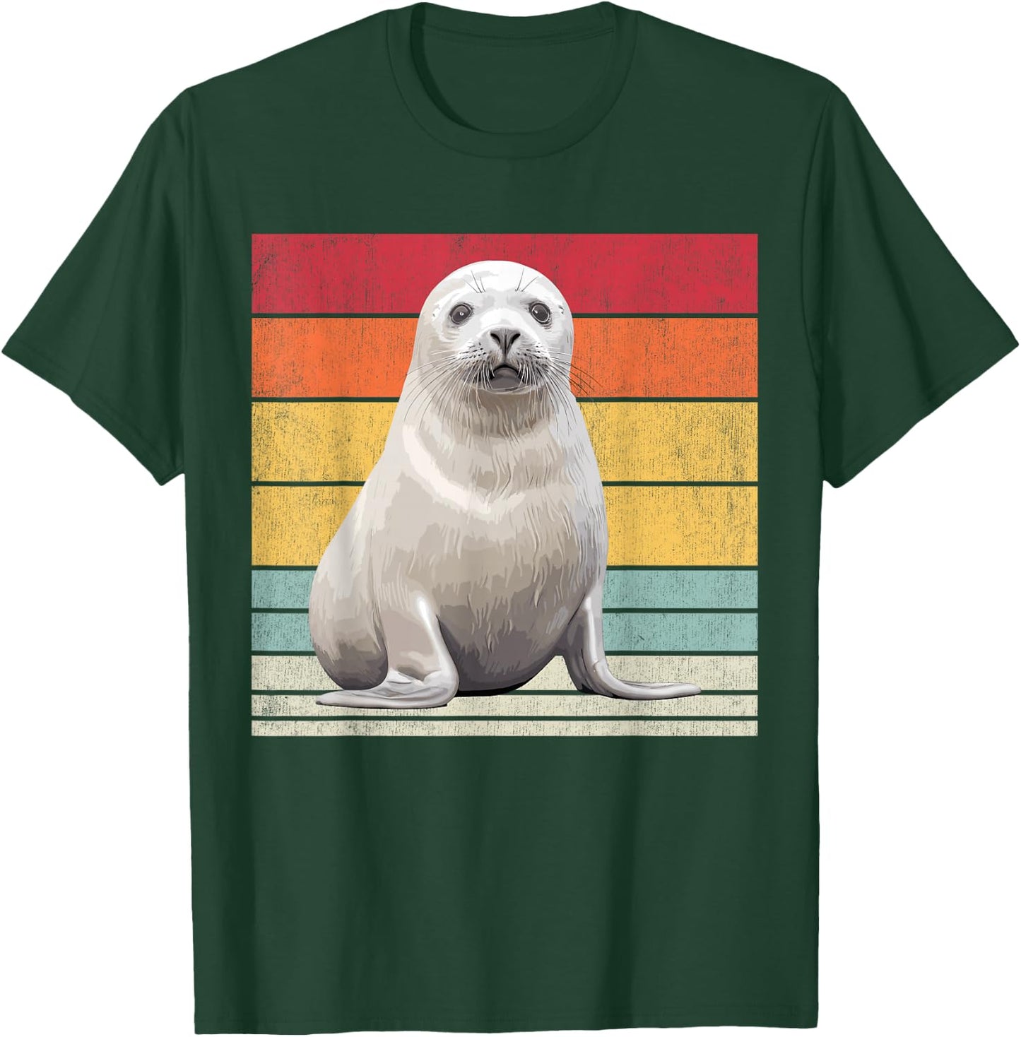 Harp Seal, Vintage Harp Seal T-Shirt - T-Shirt | Forest