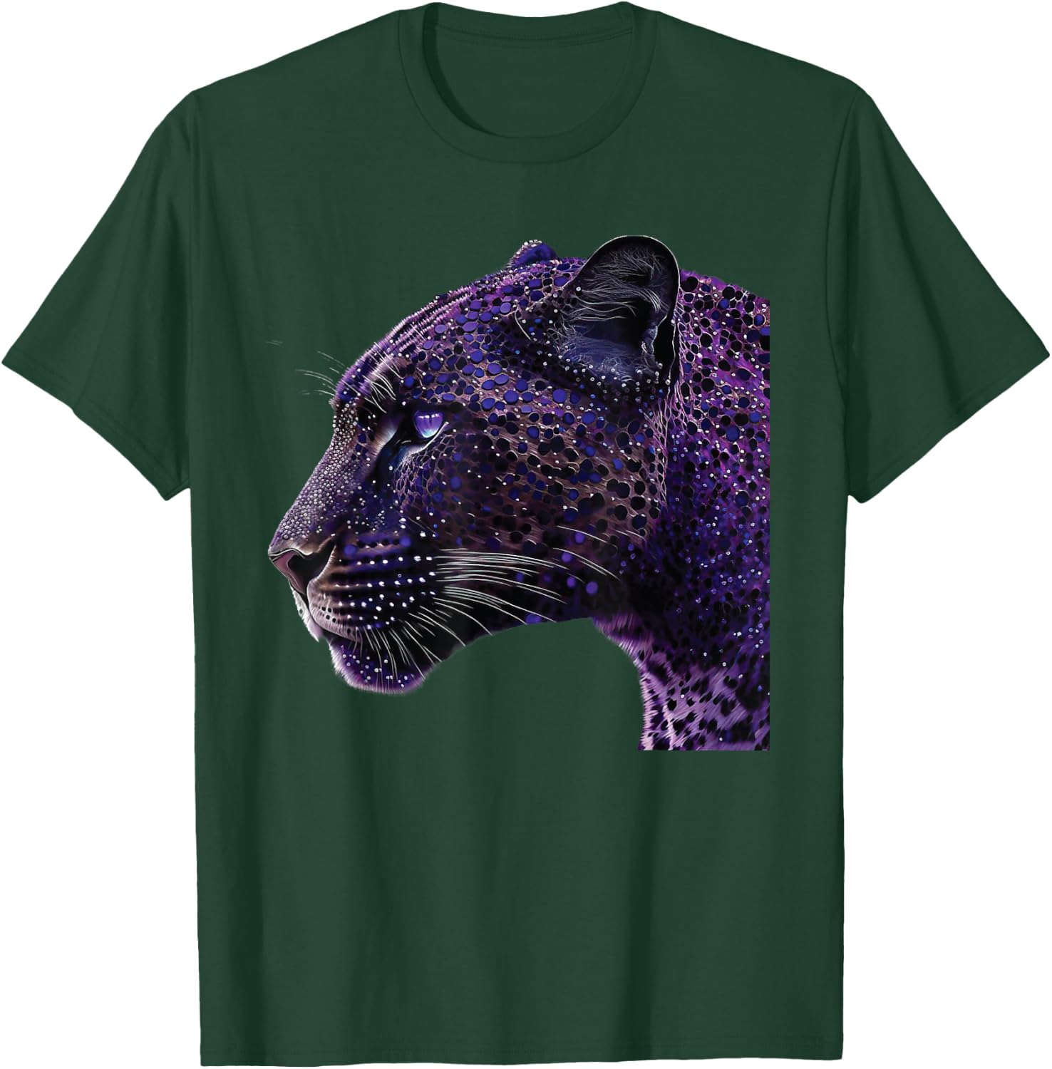 cute purple jaguar for lover Animal leopard & jaguars T-Shirt - T-Shirt | Forest