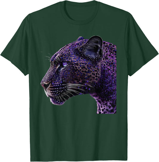 cute purple jaguar for lover Animal leopard & jaguars T-Shirt - T-Shirt | Forest