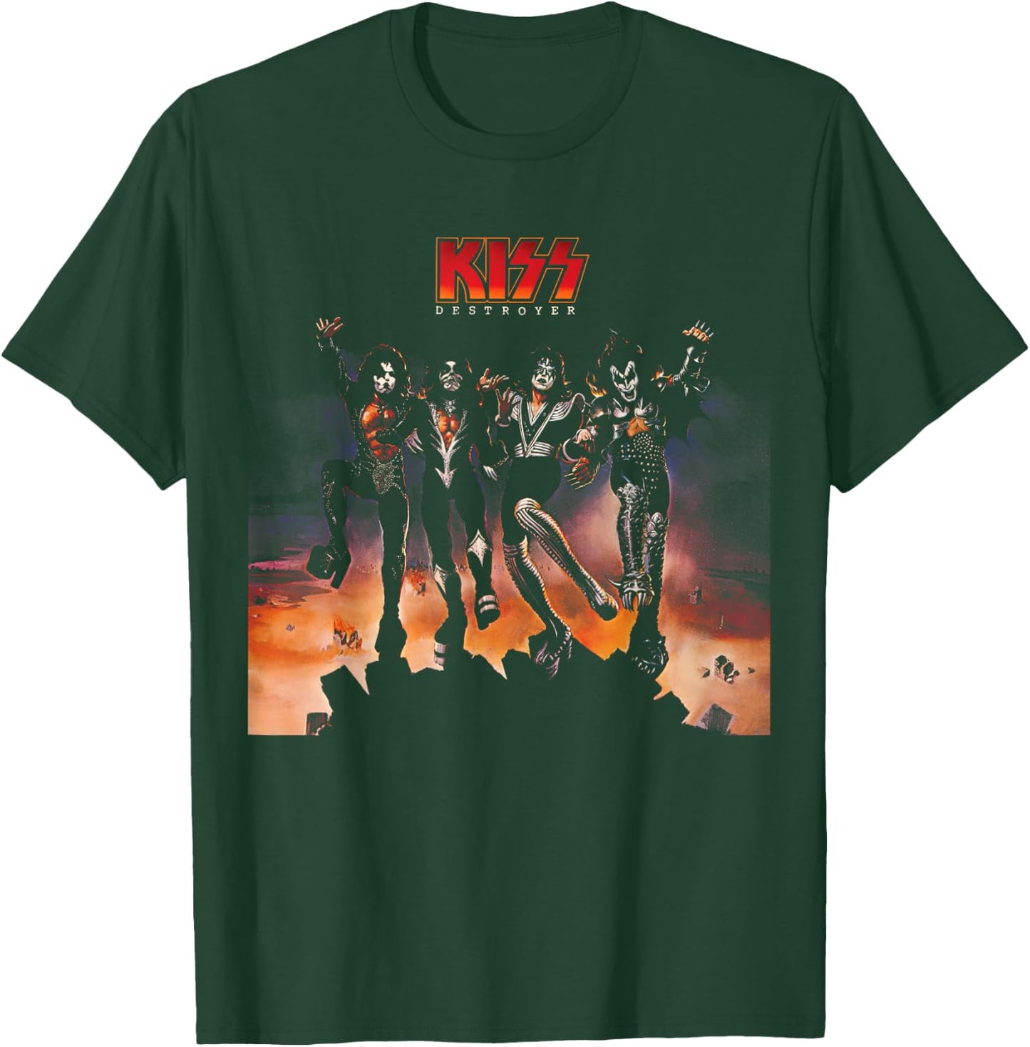 KISS - 1976 Destroyer T-Shirt - T-Shirt | Forest