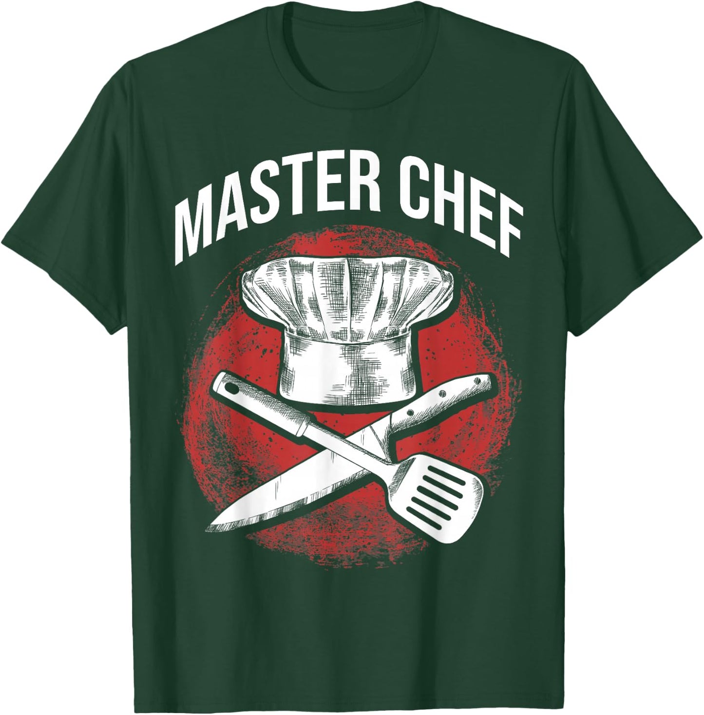 Master Chef Restaurant Kitchen Chef Cooking Lovers Cooks T-Shirt - T-Shirt | Forest