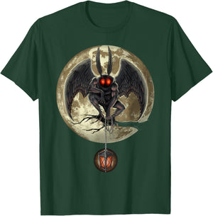 Mothman Cryptozoology Cryptid Creature Cryptozoologist T-Shirt - T-Shirt | Forest