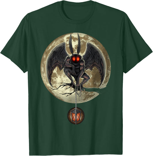 Mothman Cryptozoology Cryptid Creature Cryptozoologist T-Shirt - T-Shirt | Forest